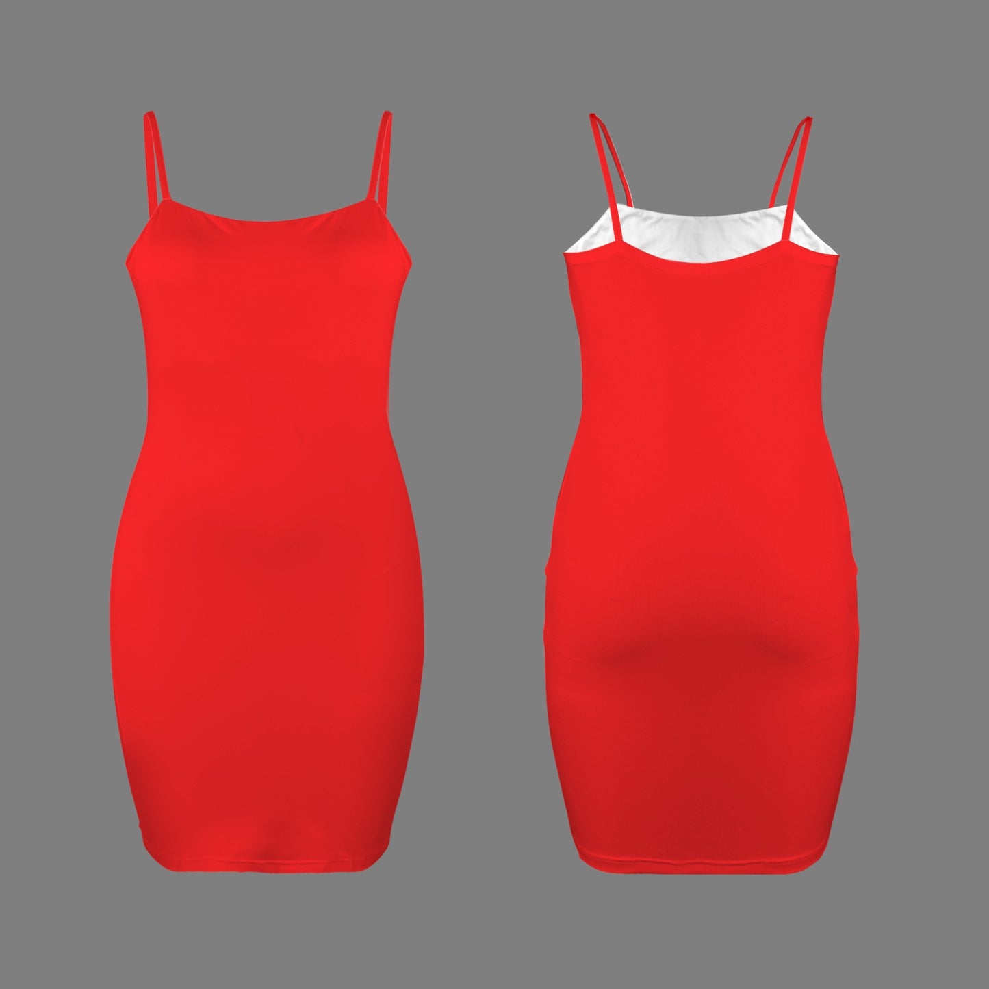 I love #Red Backless Spaghetti Strap Bodycon Dress