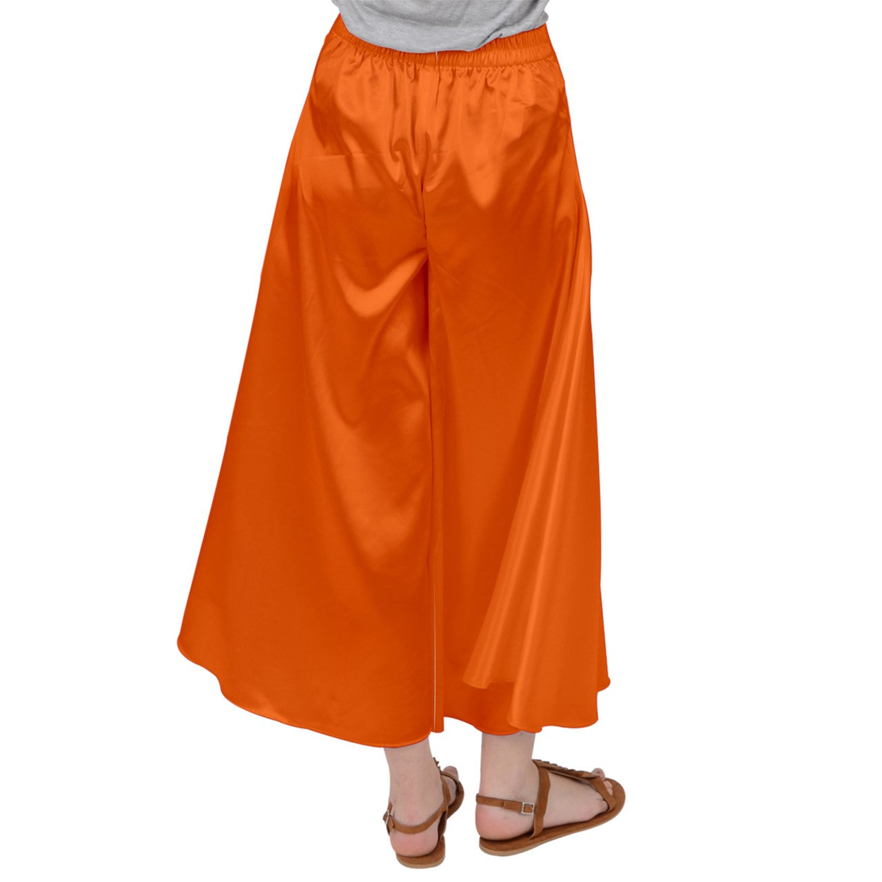 #Neon-O Satin Palazzo Pants