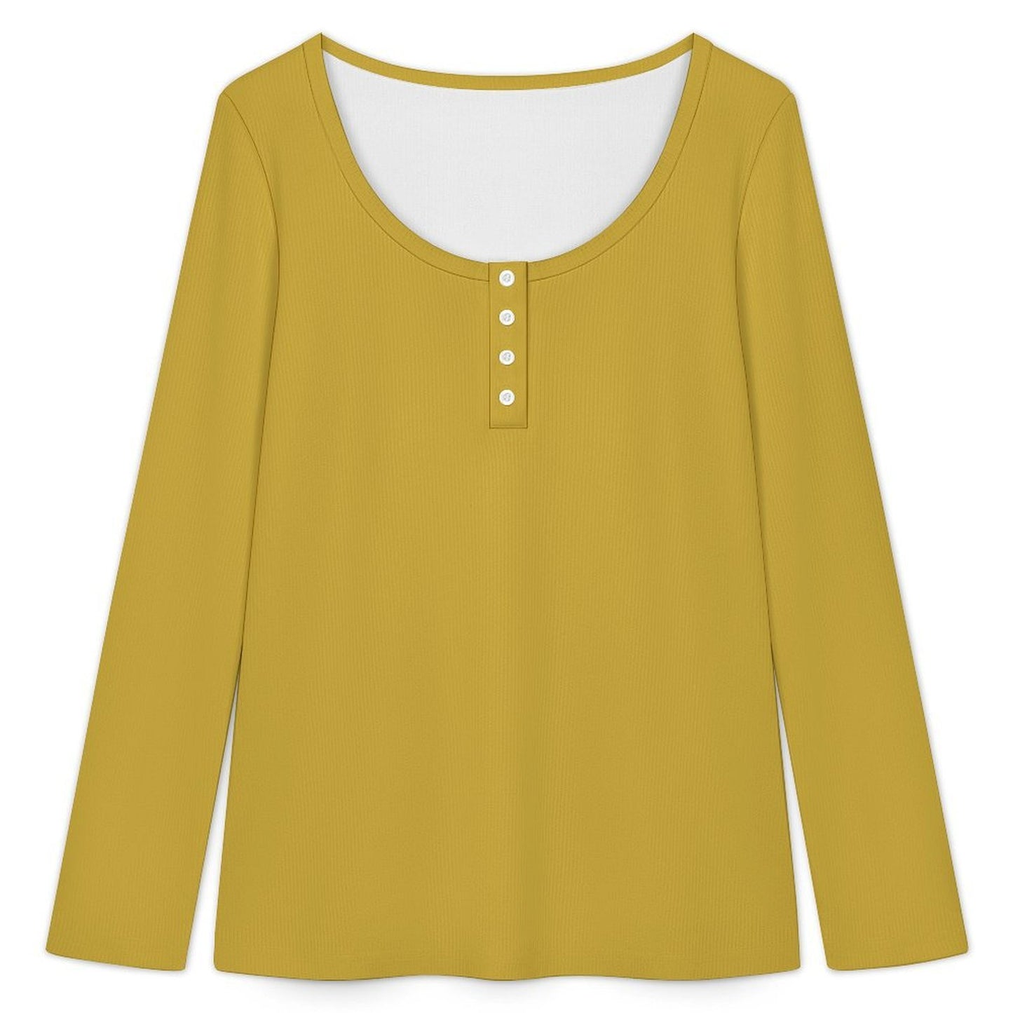 #Golden Women's Button Up Long Sleeved Sweater