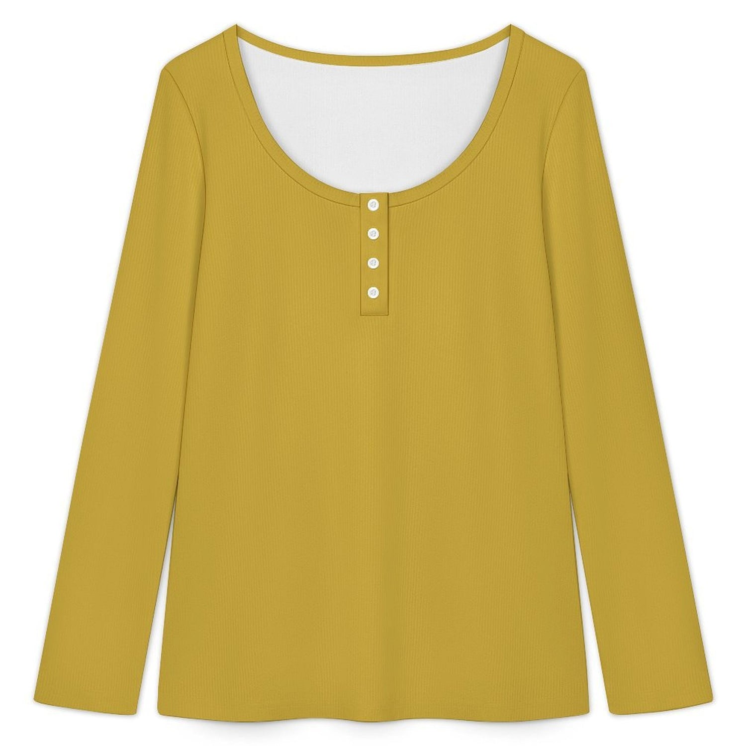 #Golden Women's Button Up Long Sleeved Sweater