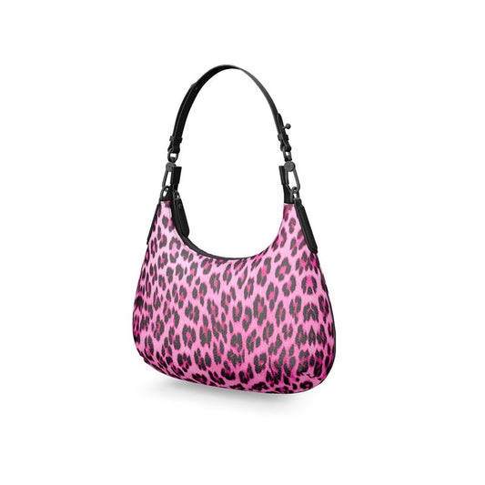 #PinkLeopard Mini Curve Bag