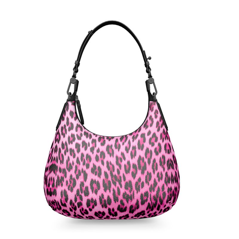 #PinkLeopard Mini Curve Bag