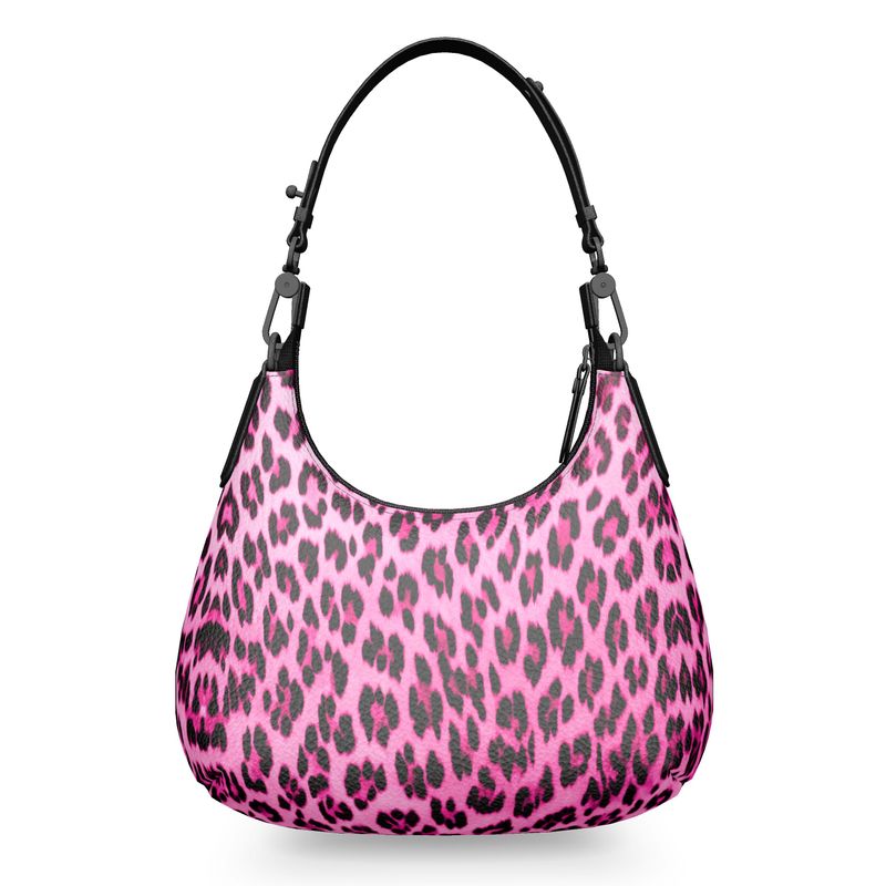 #PinkLeopard Mini Curve Bag