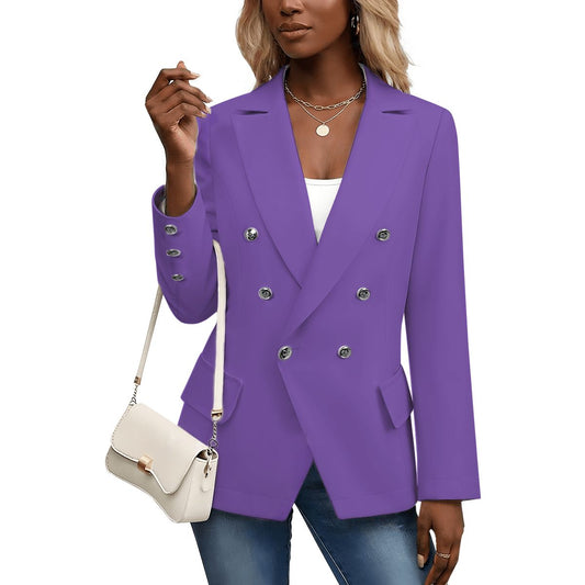 #Purple Women's Casual Blazer