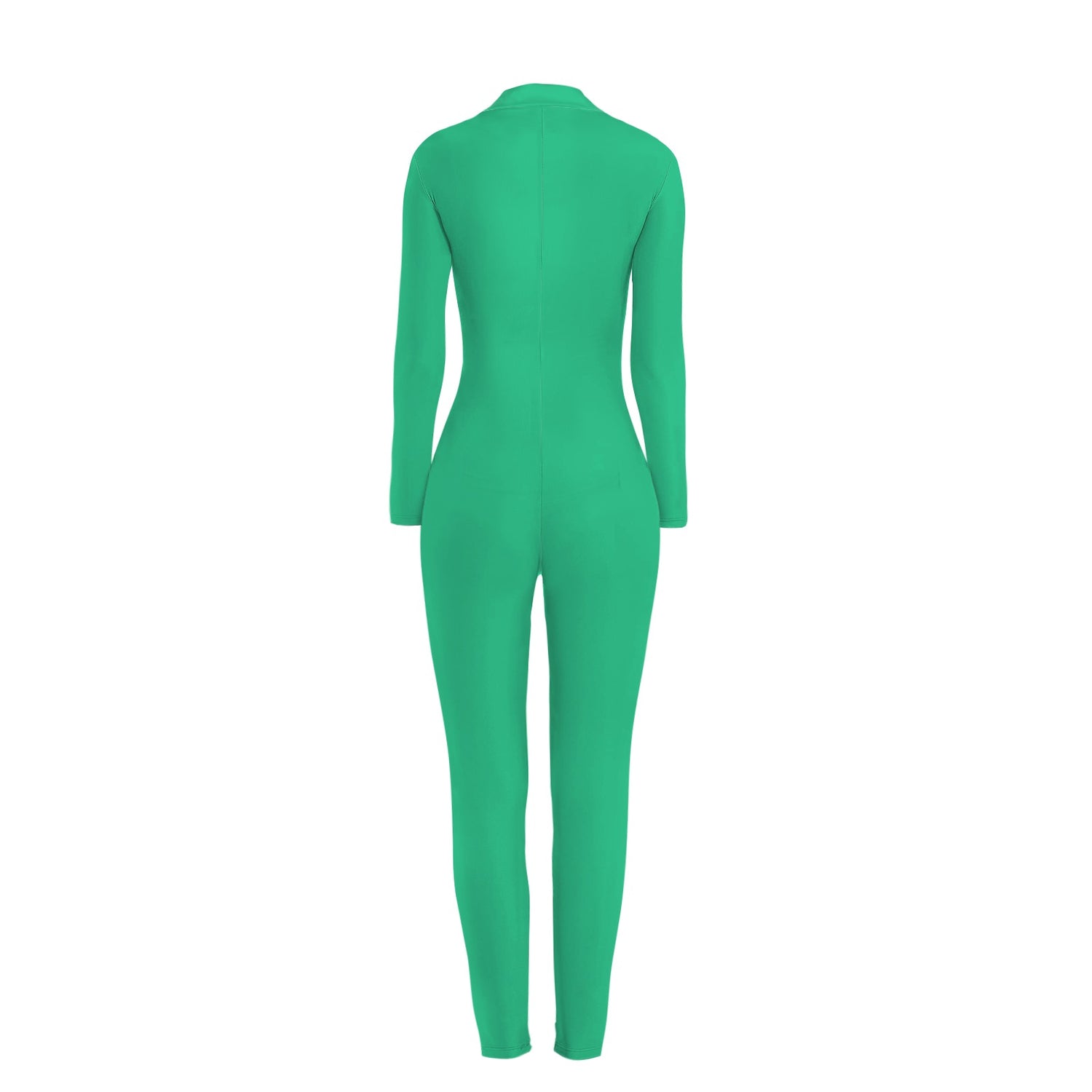 #Jade Long Sleeve Skinny Fit Jumpsuit