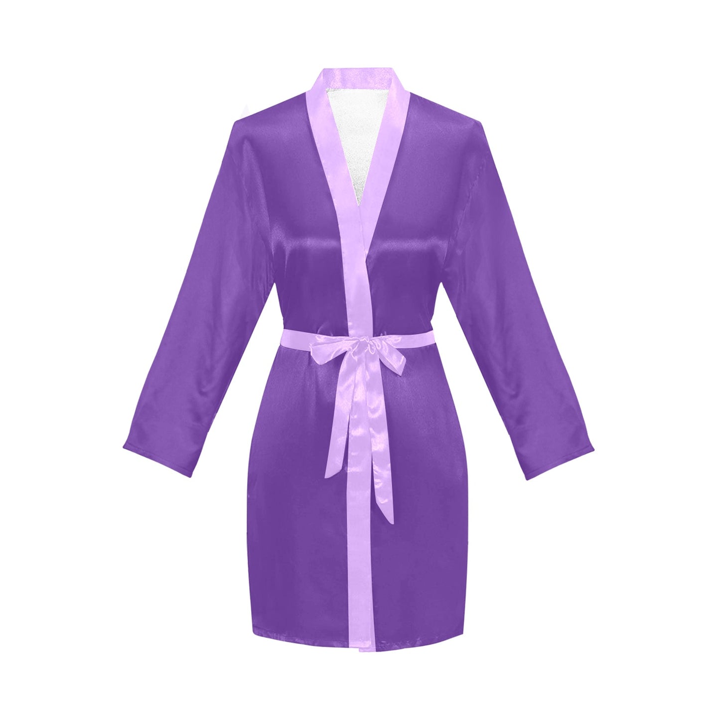 #Purple Passion Women's Long Sleeve Belted Night Robe