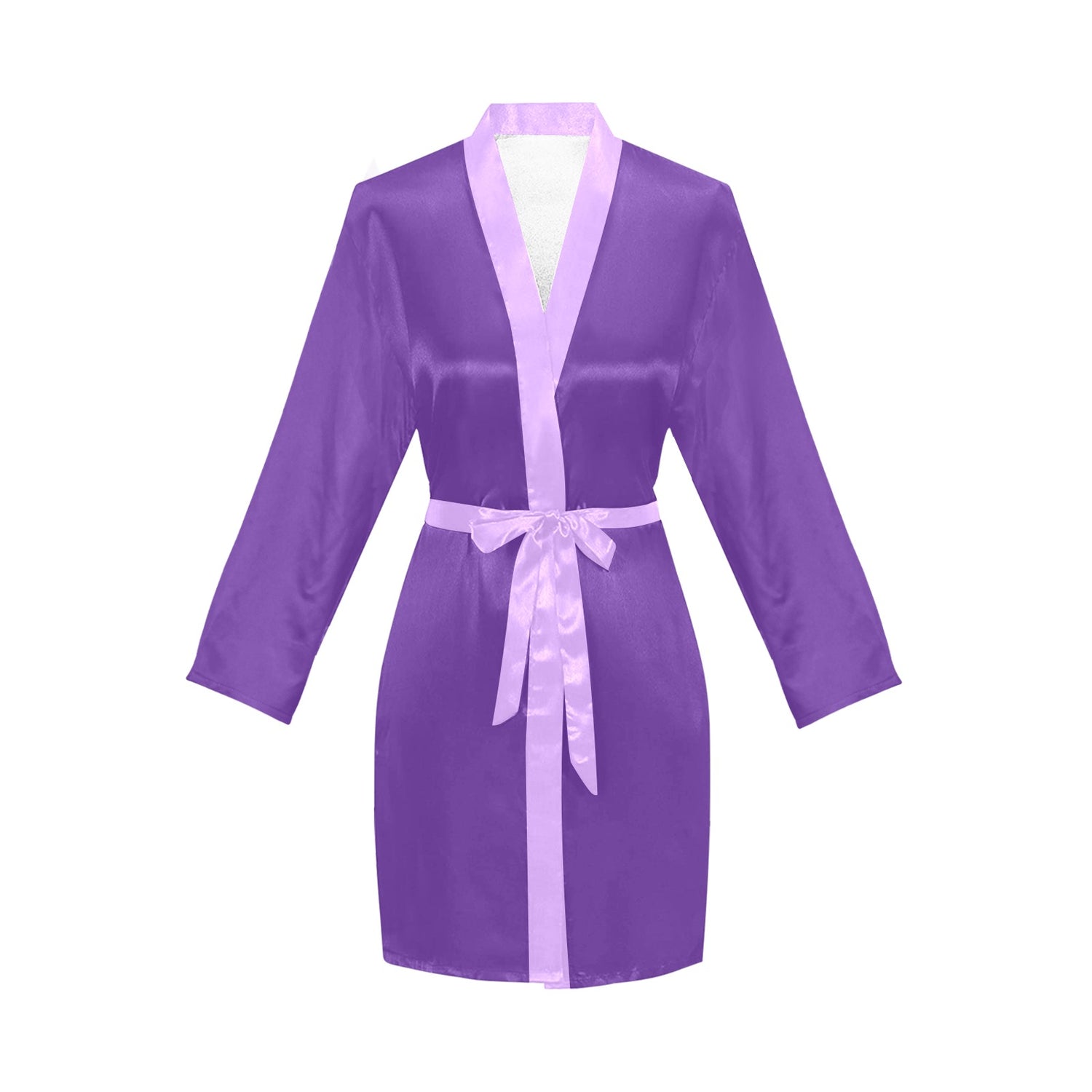 #Purple Passion Women's Long Sleeve Belted Night Robe