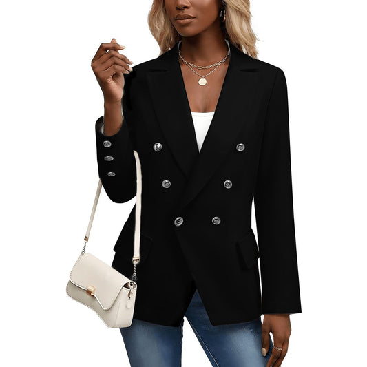 #Black Women's Casual Blazer