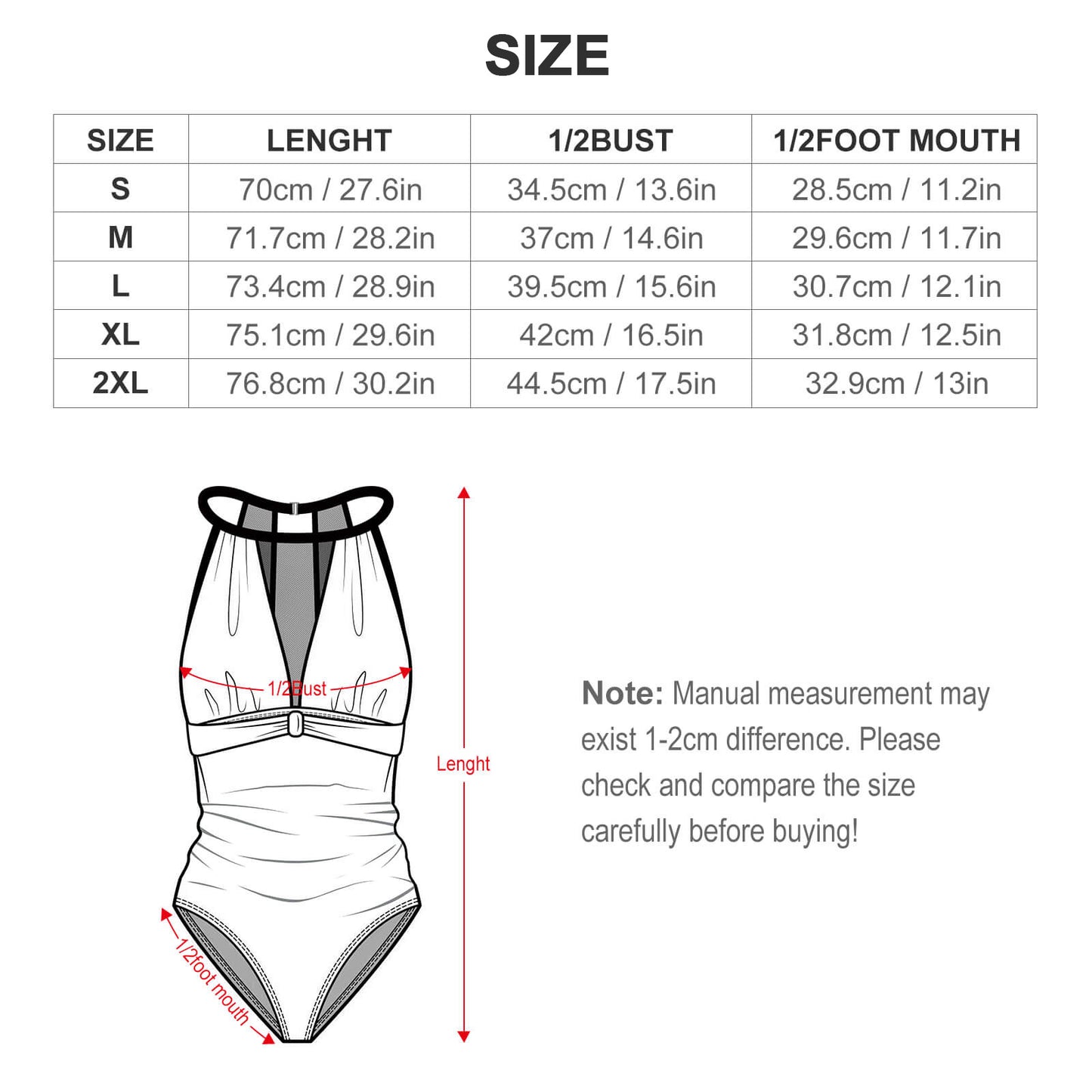 #Sandy One-Piece Swimsuit High Neck Mesh Panel Monokini Beachwear