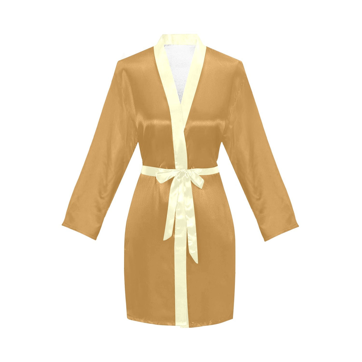 #Creamy #Peanut #Butter Passion Women's Long Sleeve Belted Night Robe