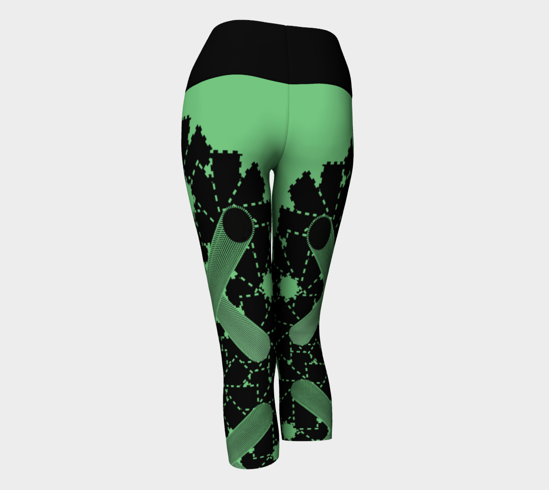 Peaceful Jade - Yoga Capris