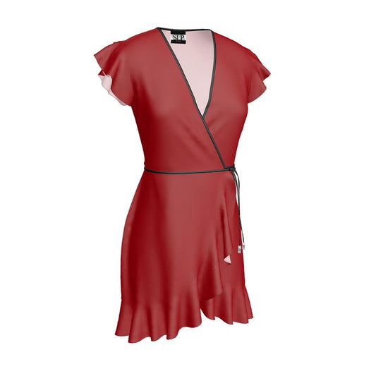 Rich Red Tea Dress