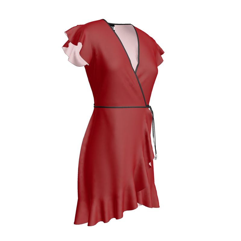 Rich Red Tea Dress