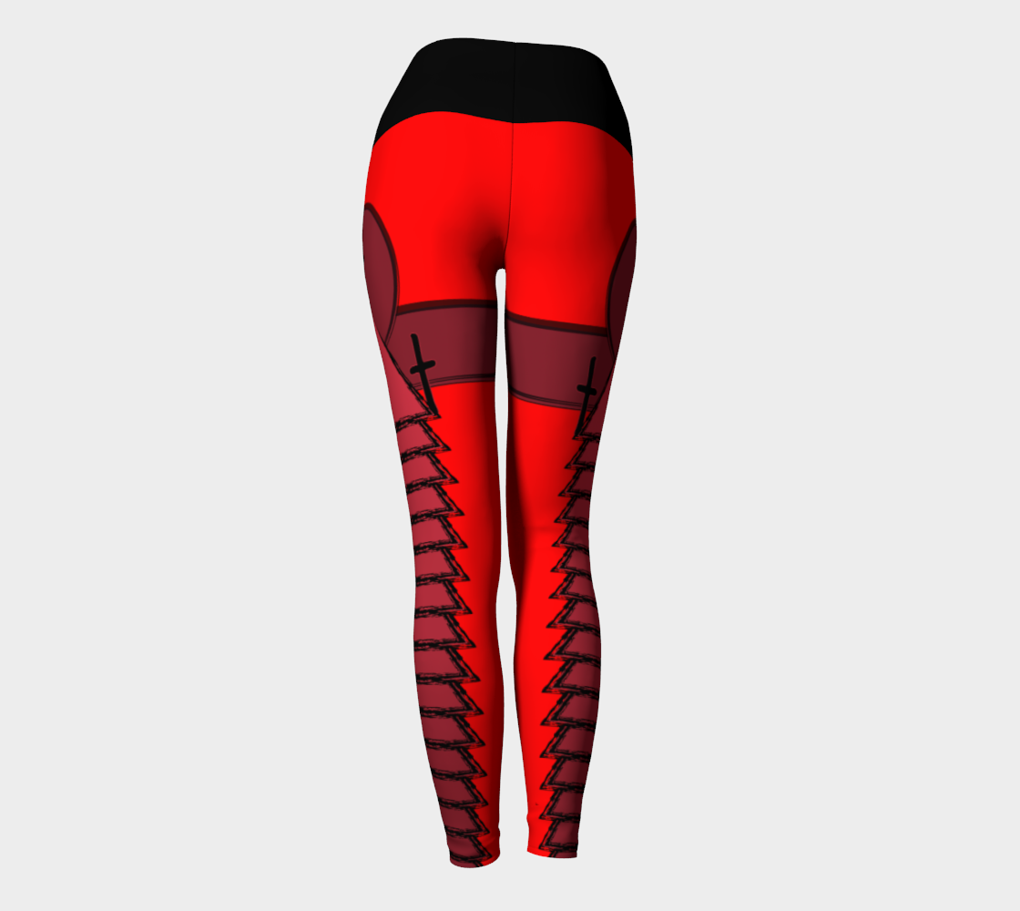 Red Trinity - Yoga Leggings