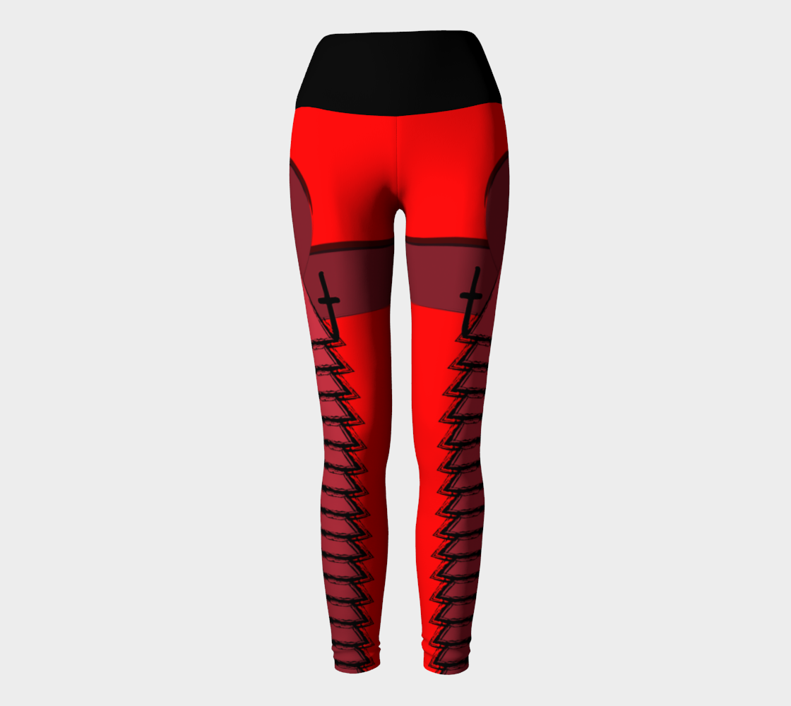 Red Trinity - Yoga Leggings