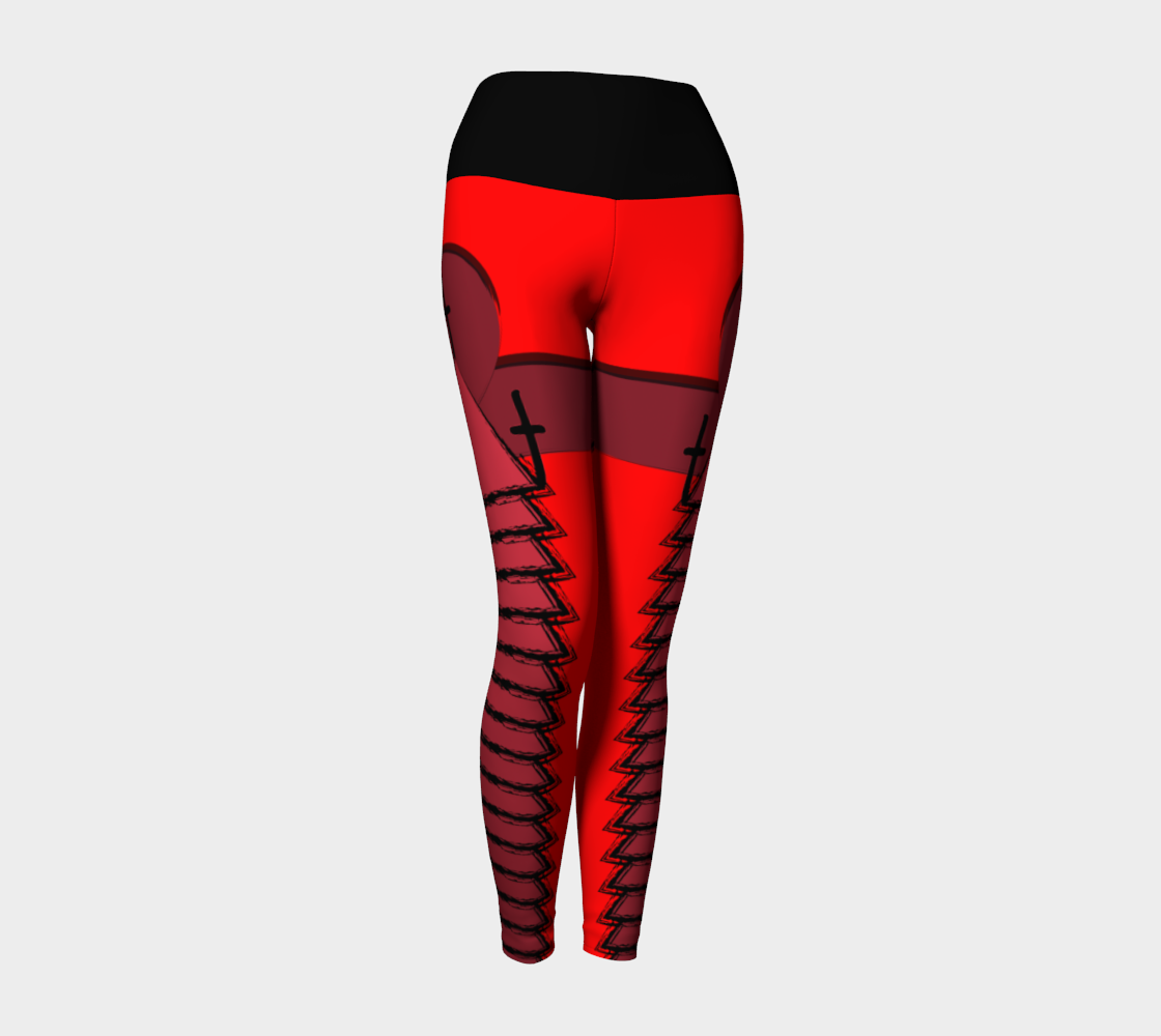 Red Trinity - Yoga Leggings