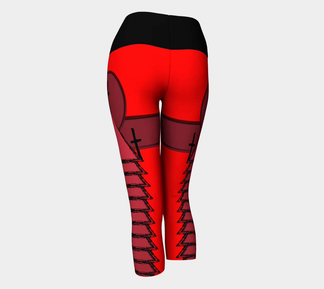 Red Trinity - Yoga Capris