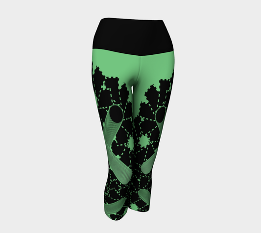 Peaceful Jade - Yoga Capris