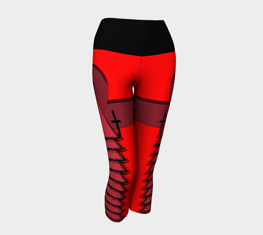 Red Trinity - Yoga Capris